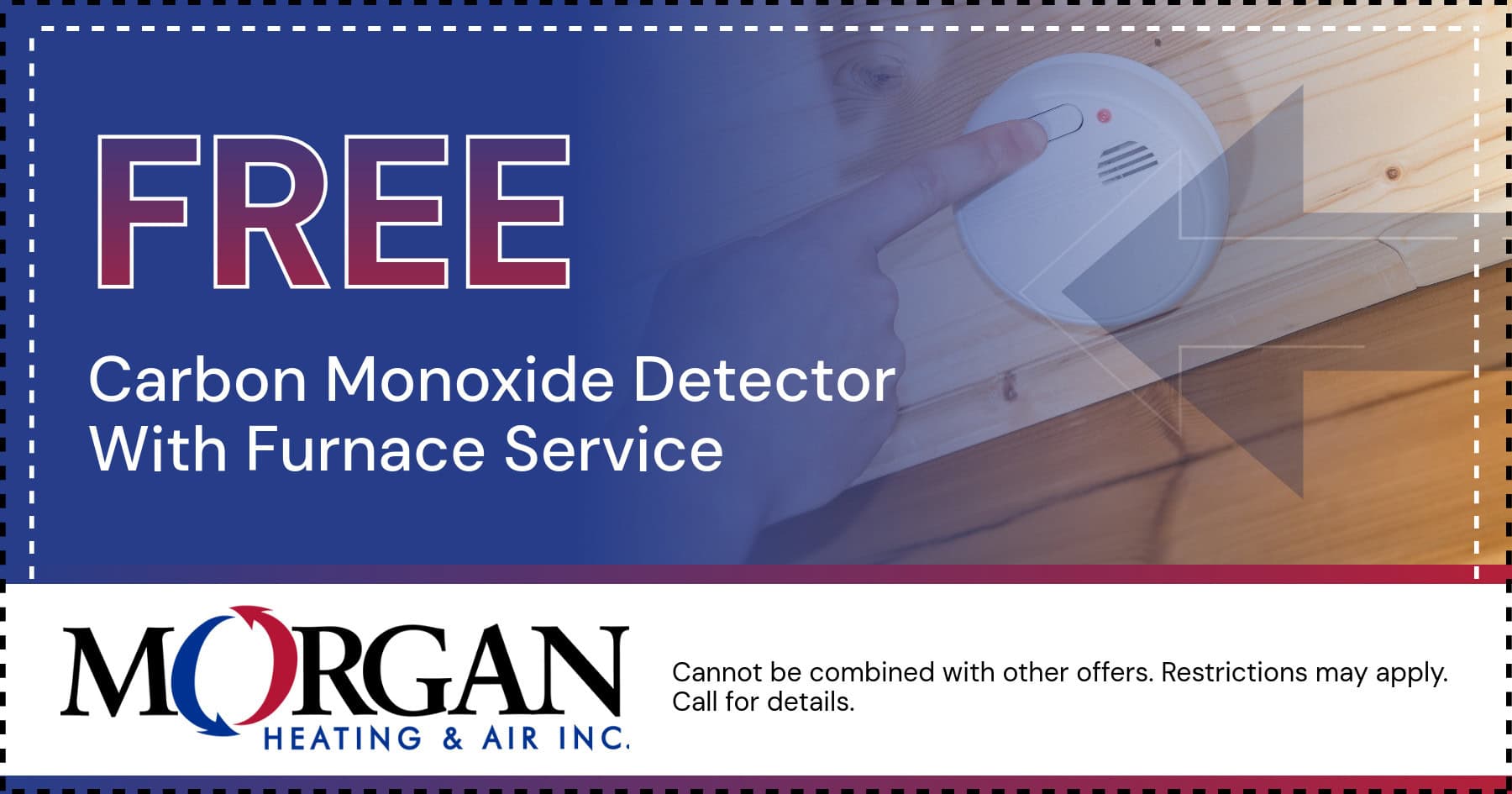 FREE Carbon Monoxide Detector when you schedule and complete furnace service.